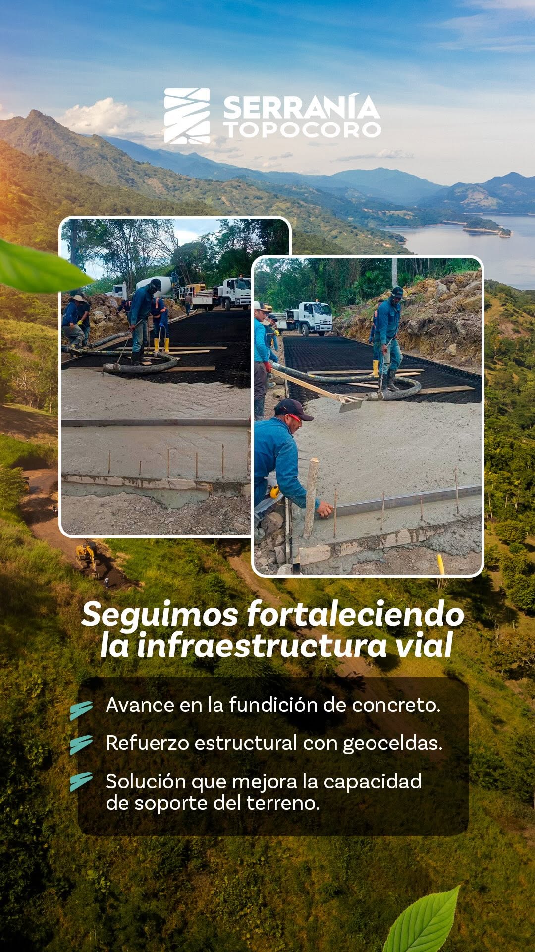 Avance de obra Serranía Topocoro